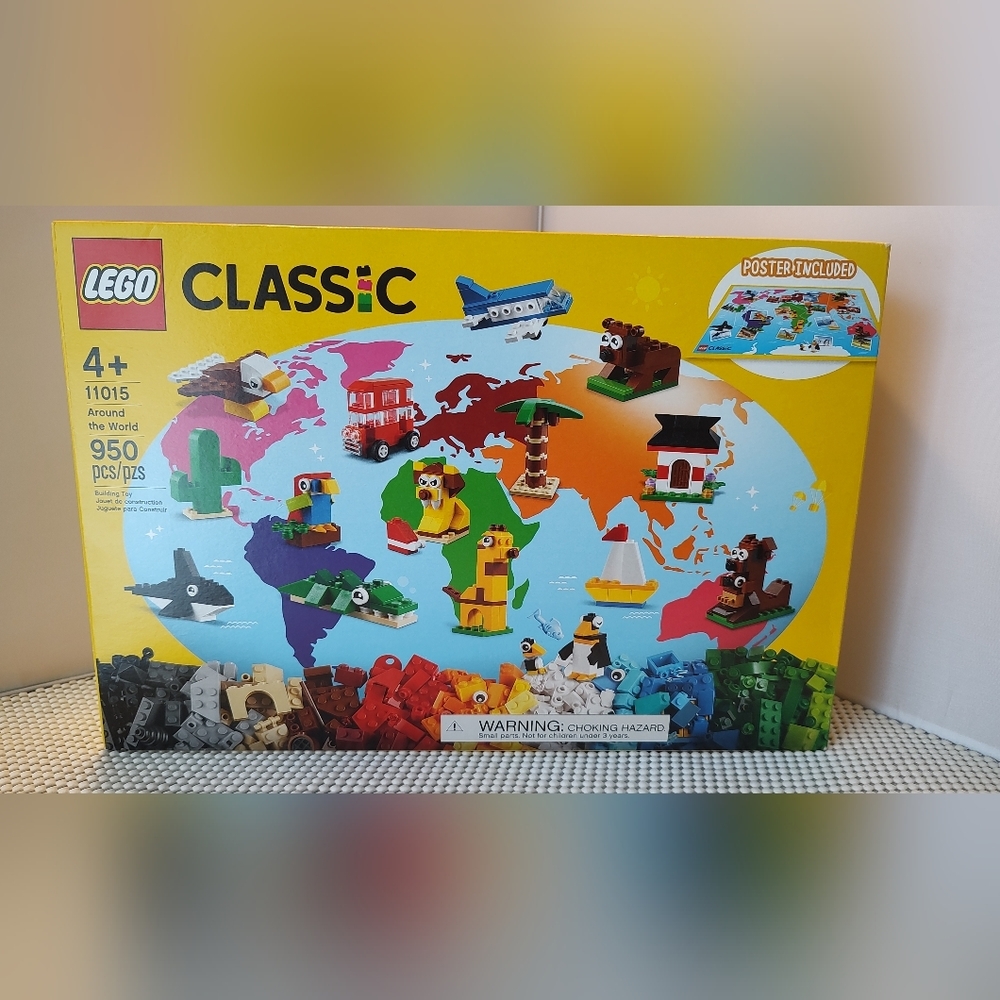 Lego Classic 11015 Around the World NWT Building Toy Set